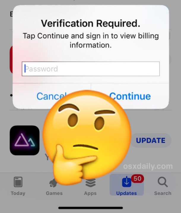 Verification Required в устройствах от Apple