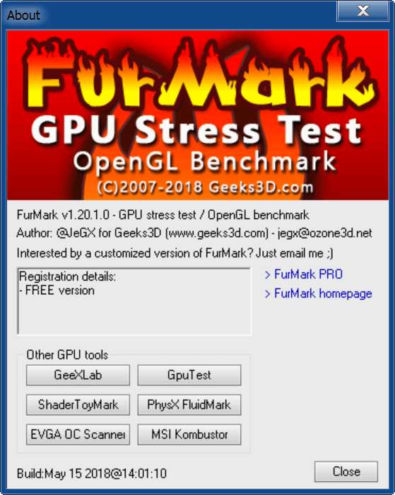 FurMark — уникальная программа по настройке конфигураций видеокарты.